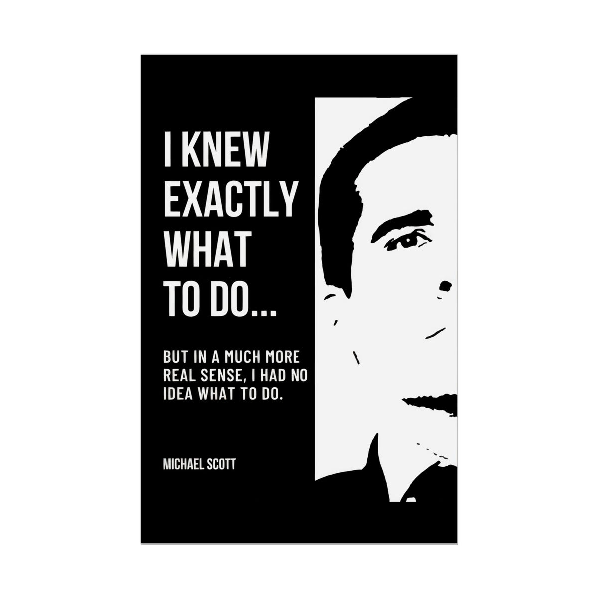 I Knew Poster