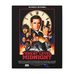 Threat Level Midnight Black Edition Canvas