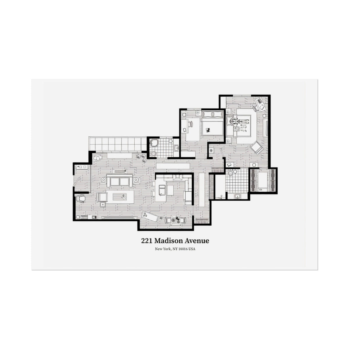 Floor Plan Poster