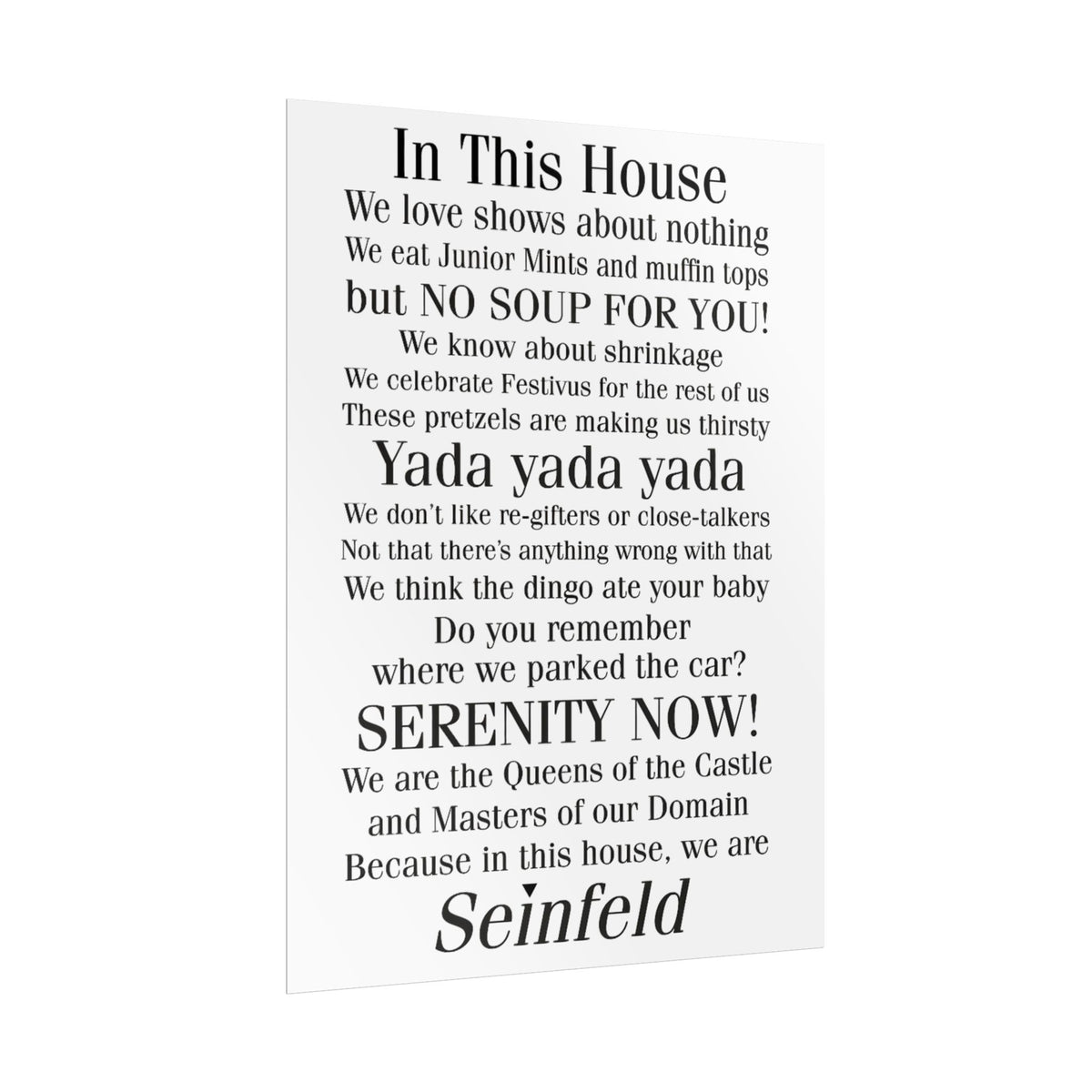 In This House Poster