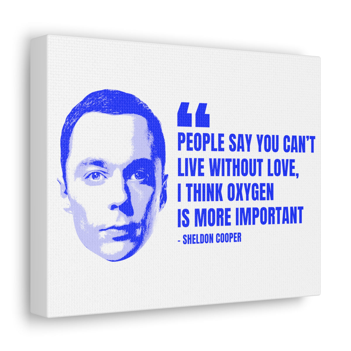 Sheldon Quote Canvas