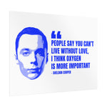 Sheldon Quote Poster