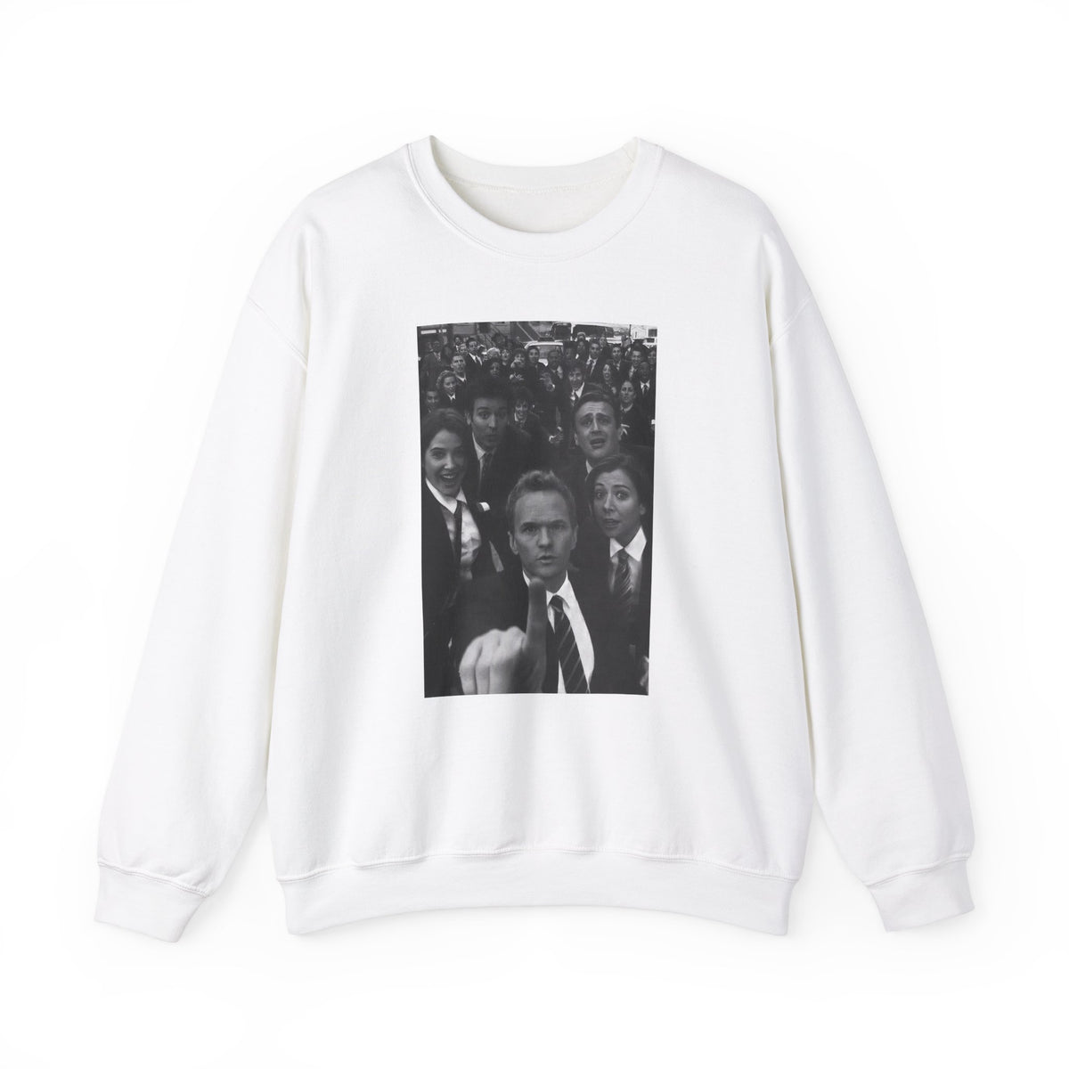 Black & White Crewneck Sweatshirt