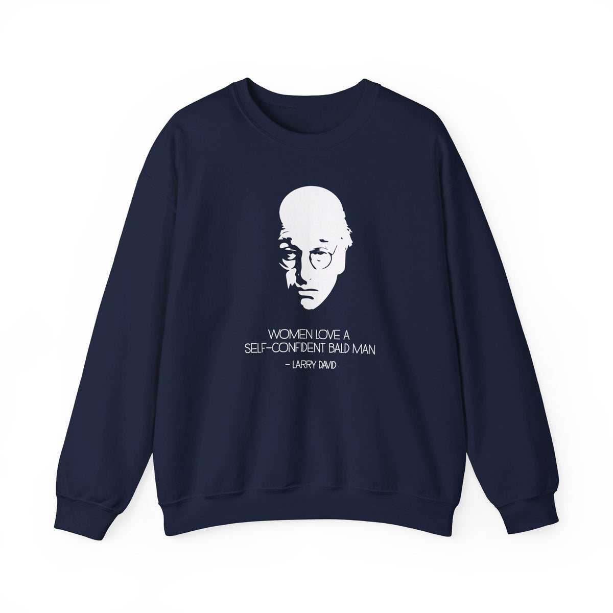 Bald Man Crewneck Sweatshirt