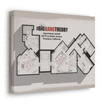 Apartment Floor Plan Canvas