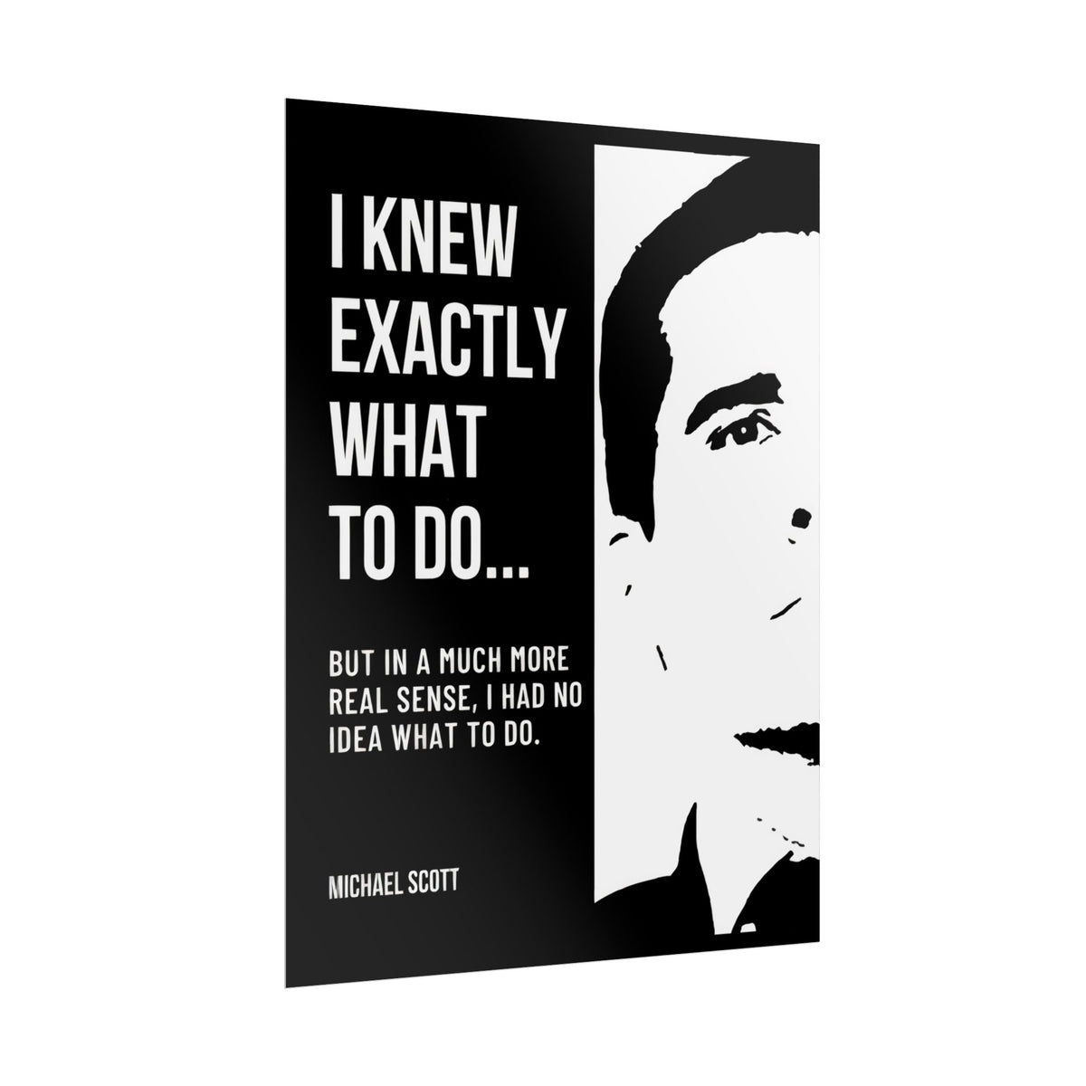I Knew Poster