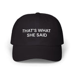 She Said Cap