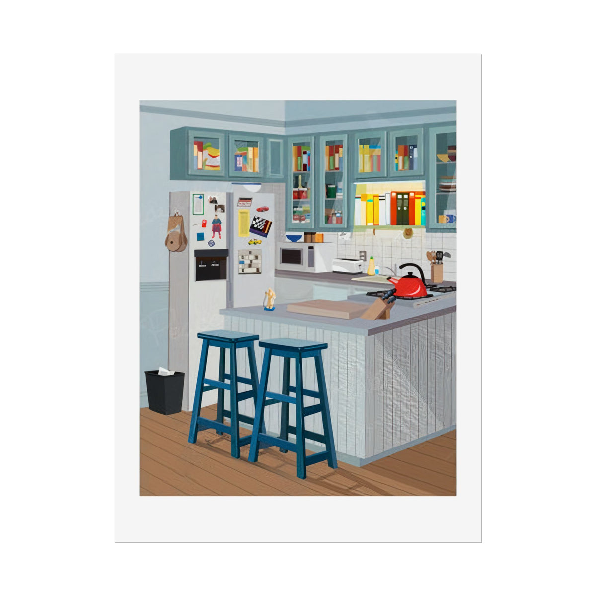 Apartment Kitchen Poster