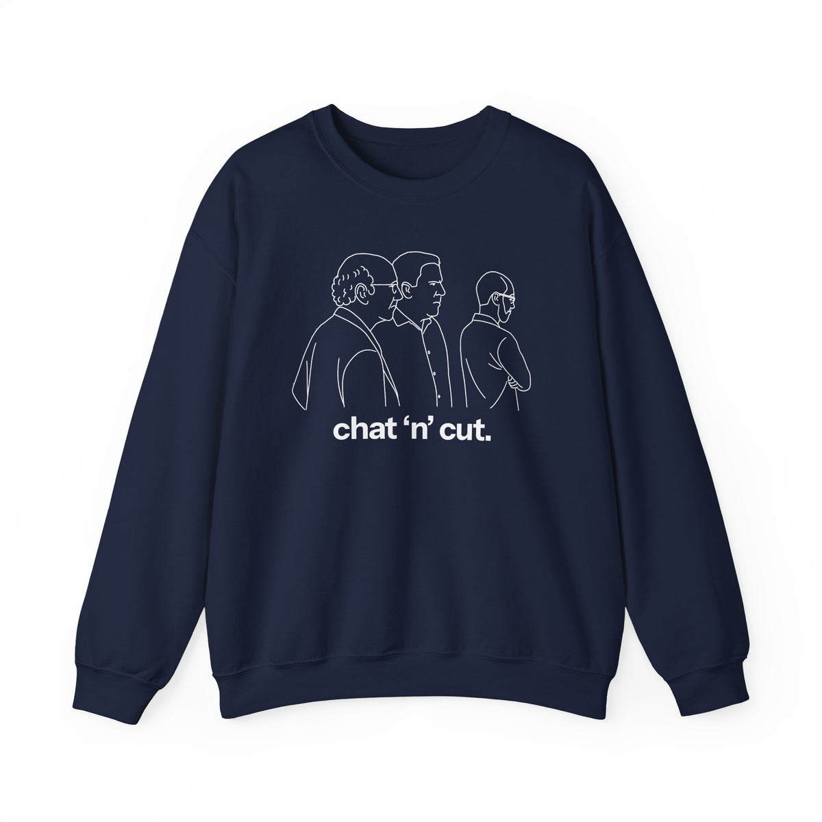 Chat 'N' Cut Crewneck Sweatshirt