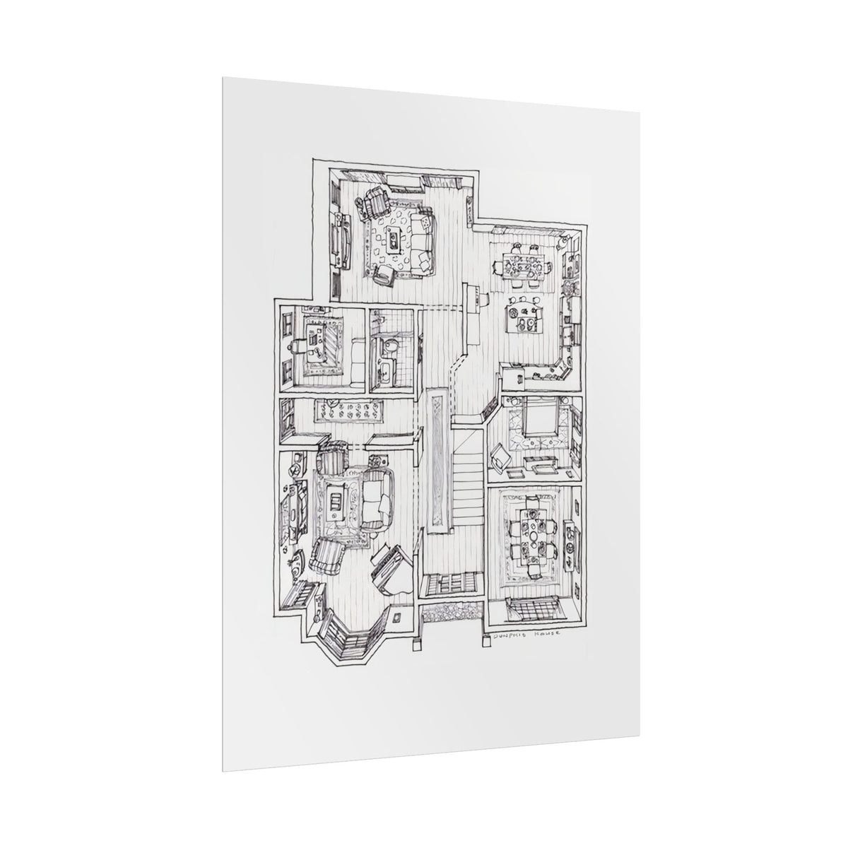 Floor Plan Poster