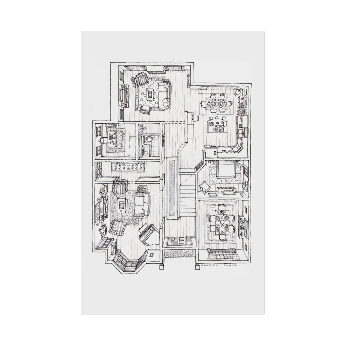 Floor Plan Poster