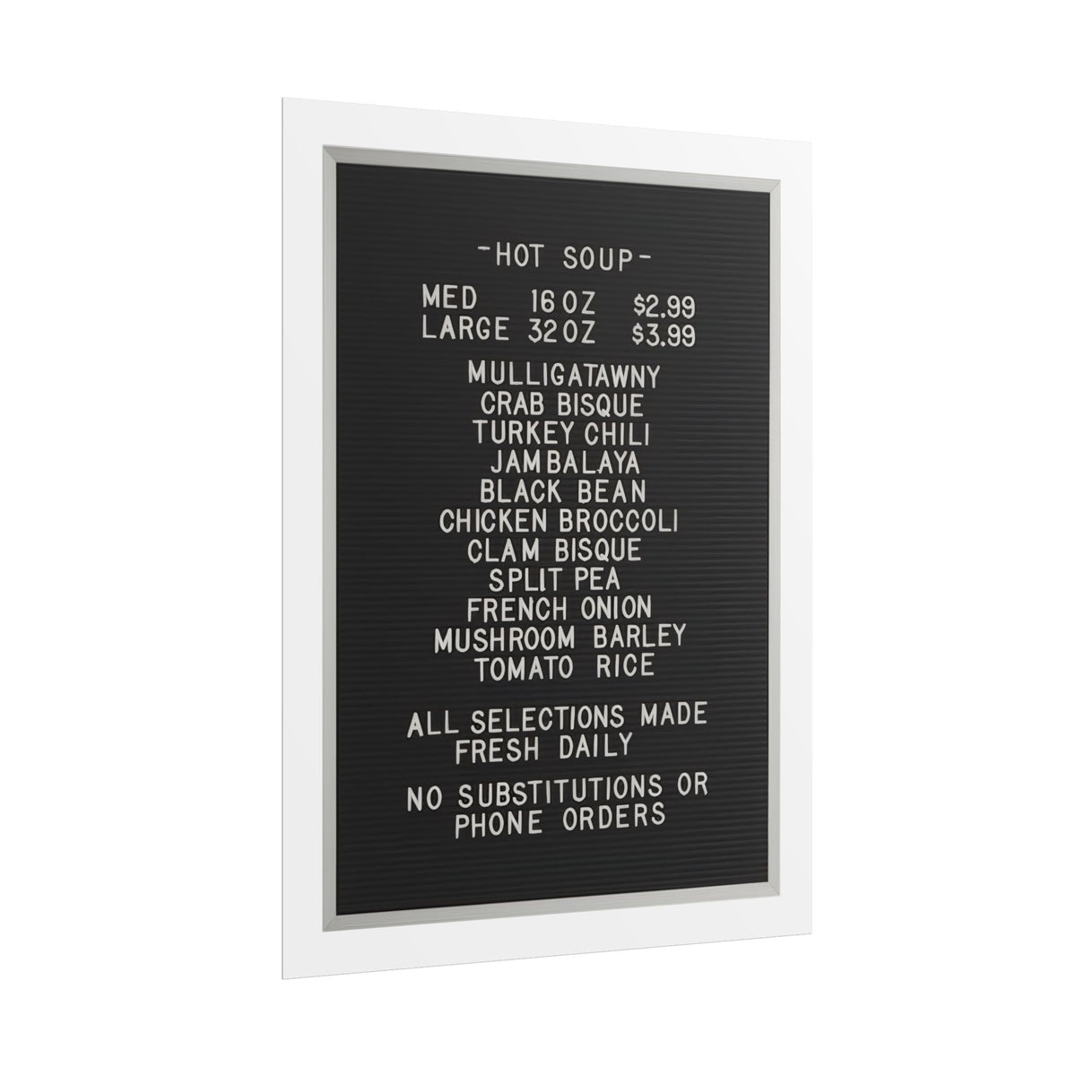 Letter Board Poster