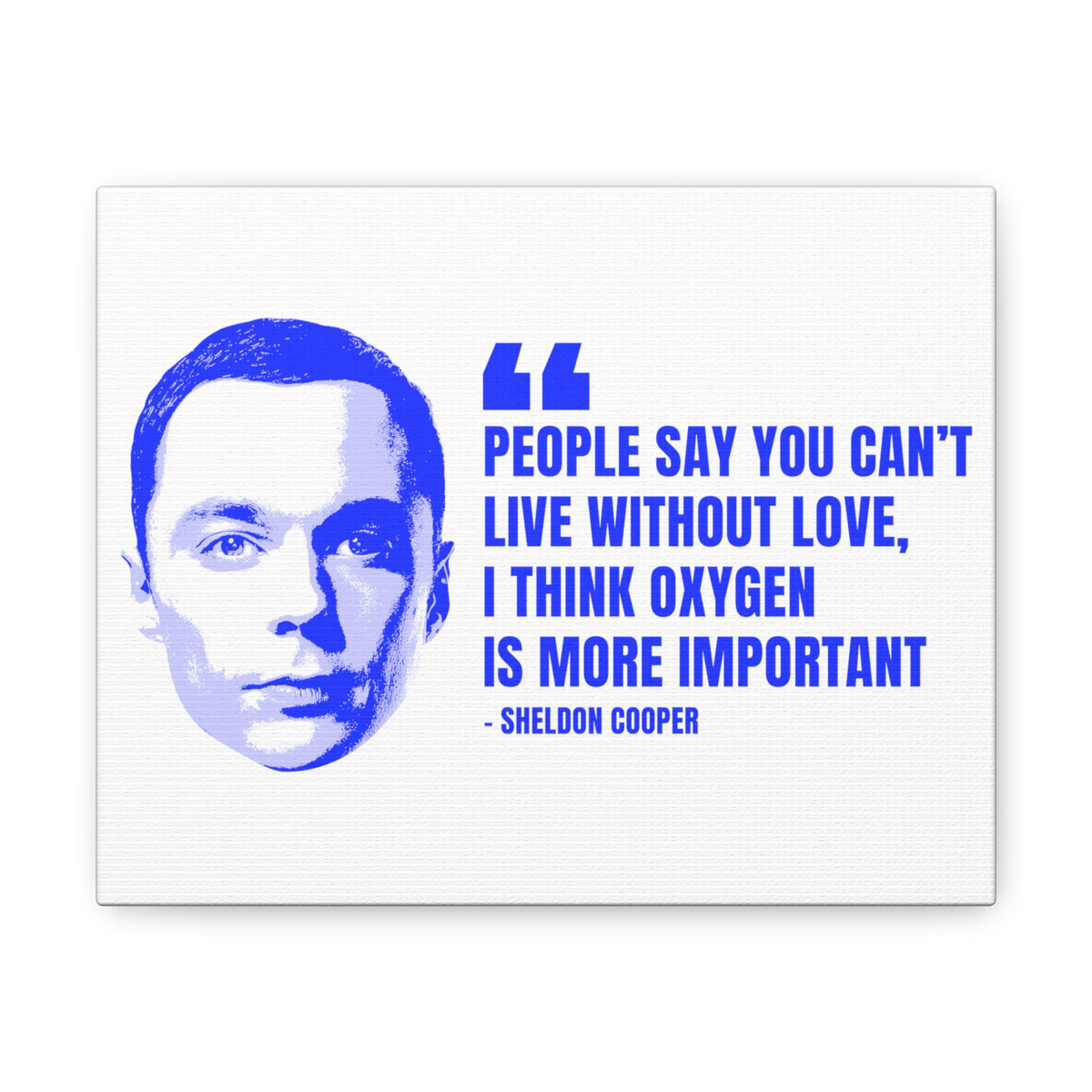 Sheldon Quote Canvas