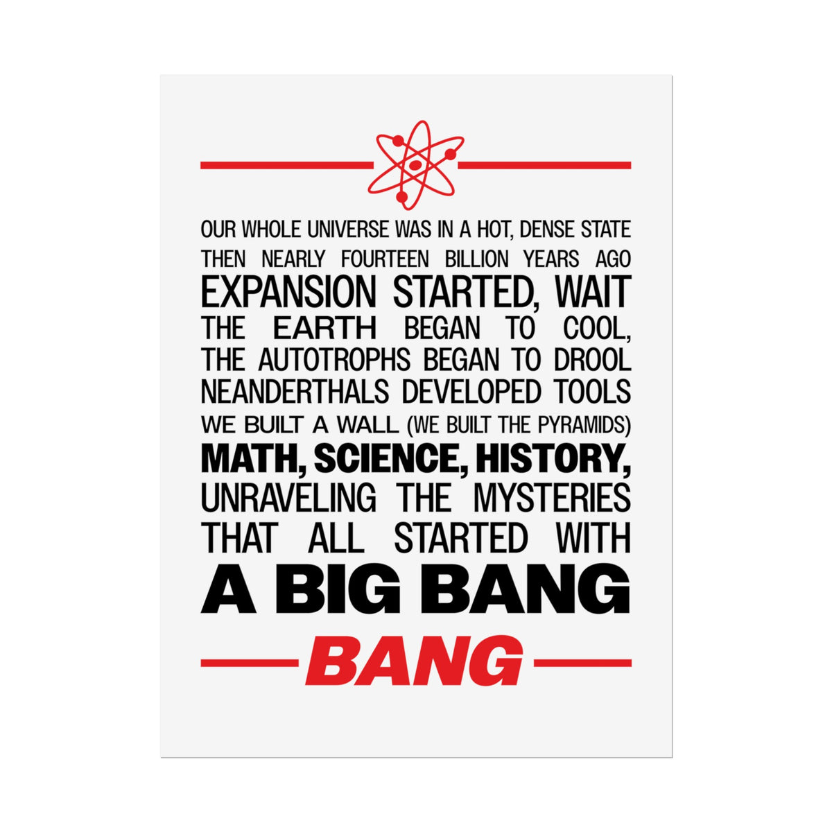 Bang Poster