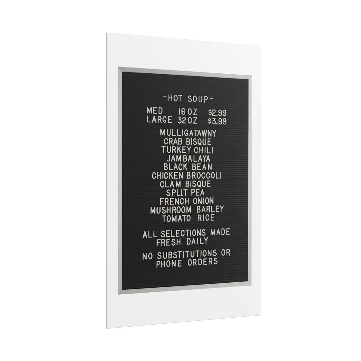 Letter Board Poster