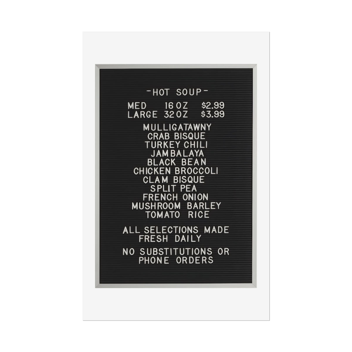 Letter Board Poster