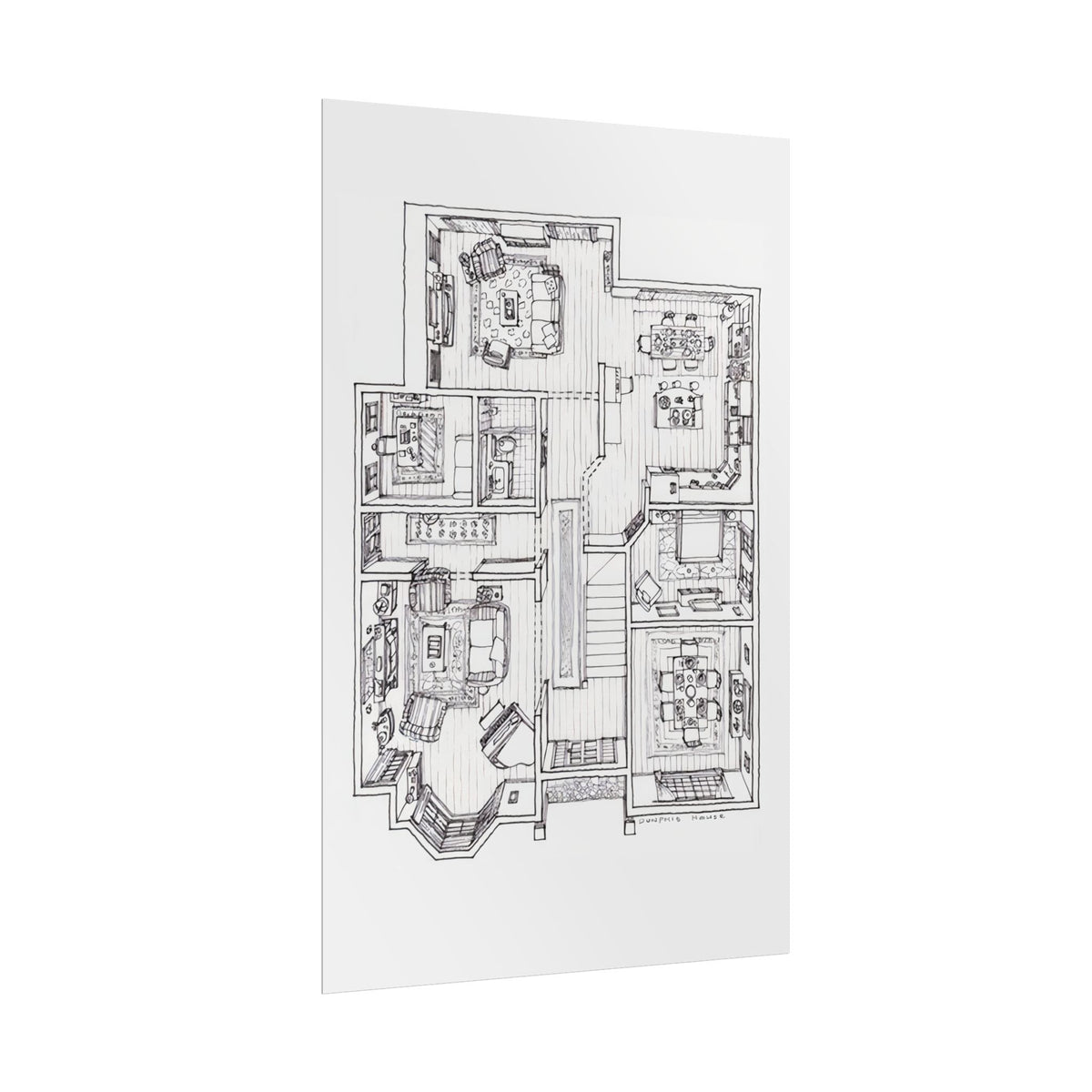 Floor Plan Poster