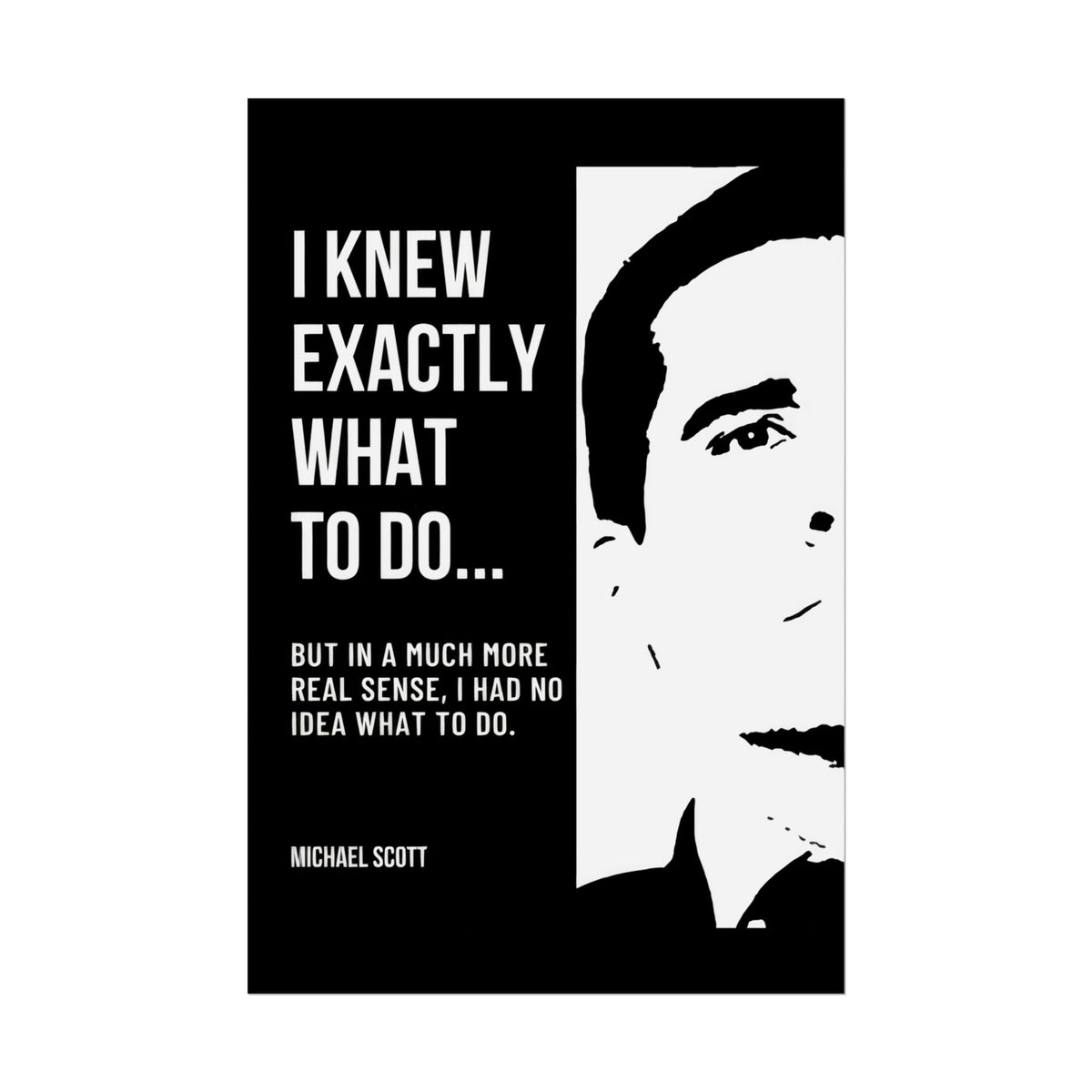 I Knew Poster