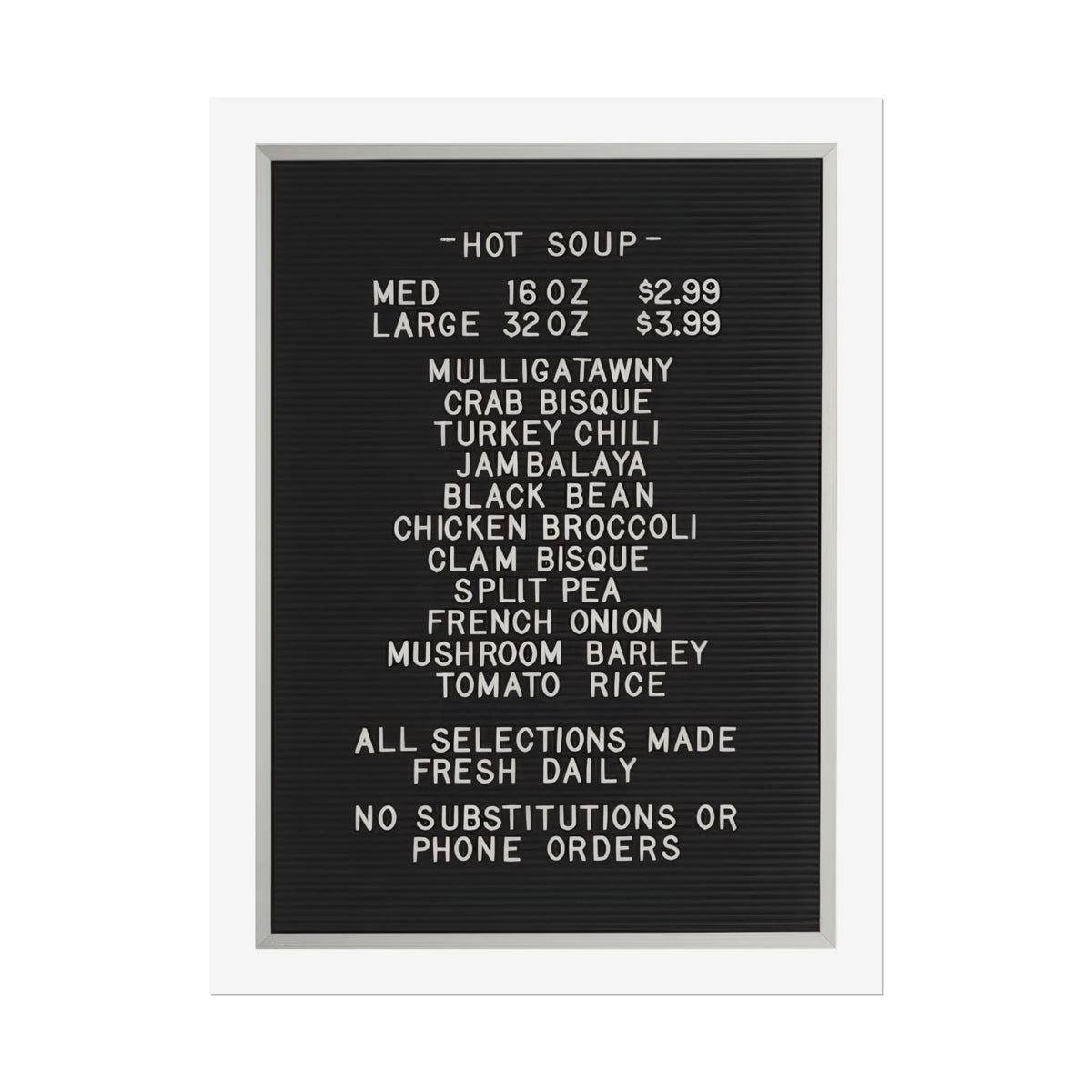 Letter Board Poster