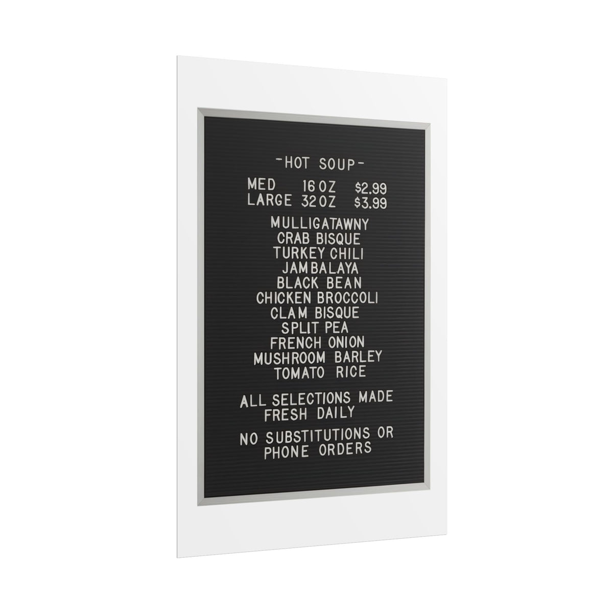 Letter Board Poster