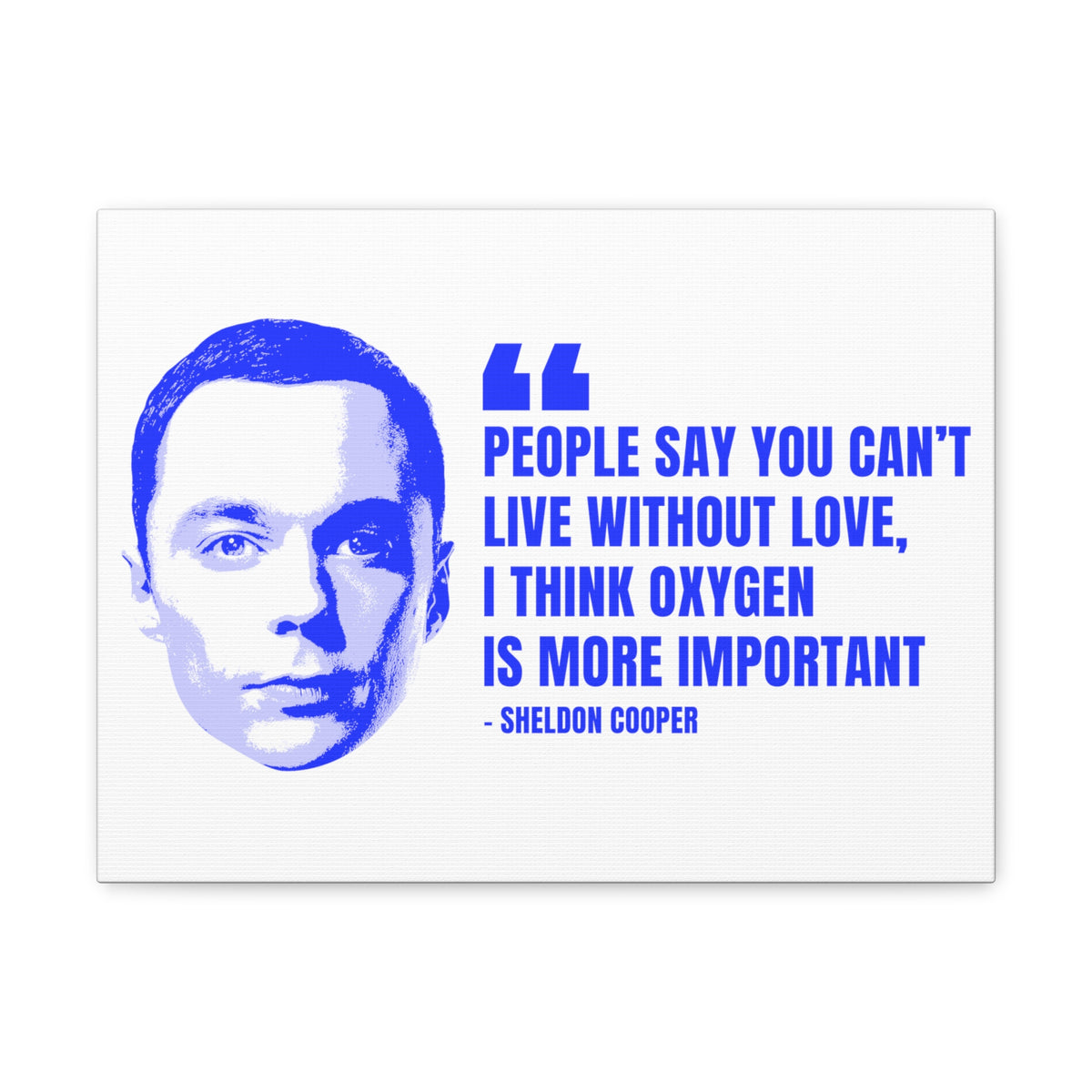 Sheldon Quote Canvas