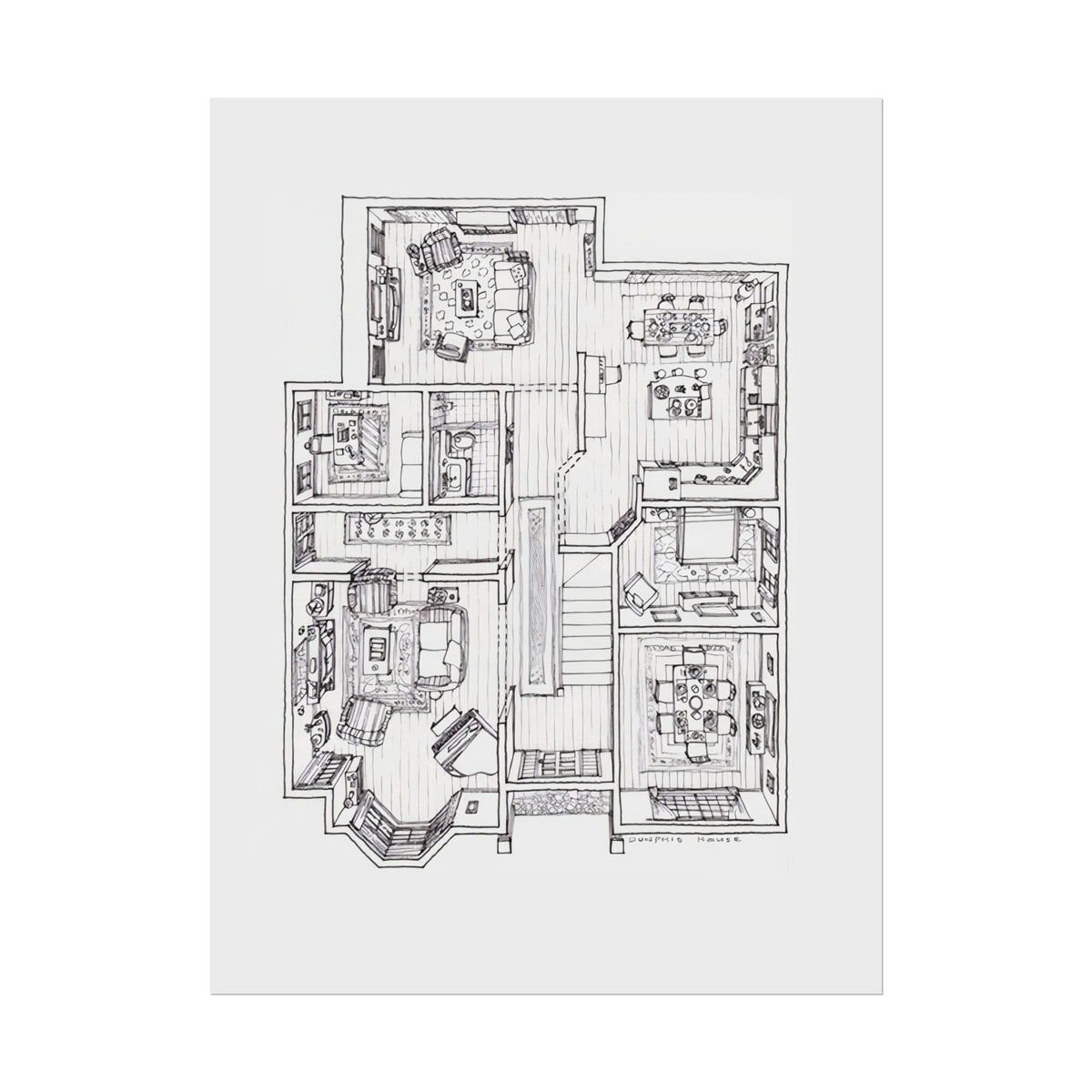 Floor Plan Poster