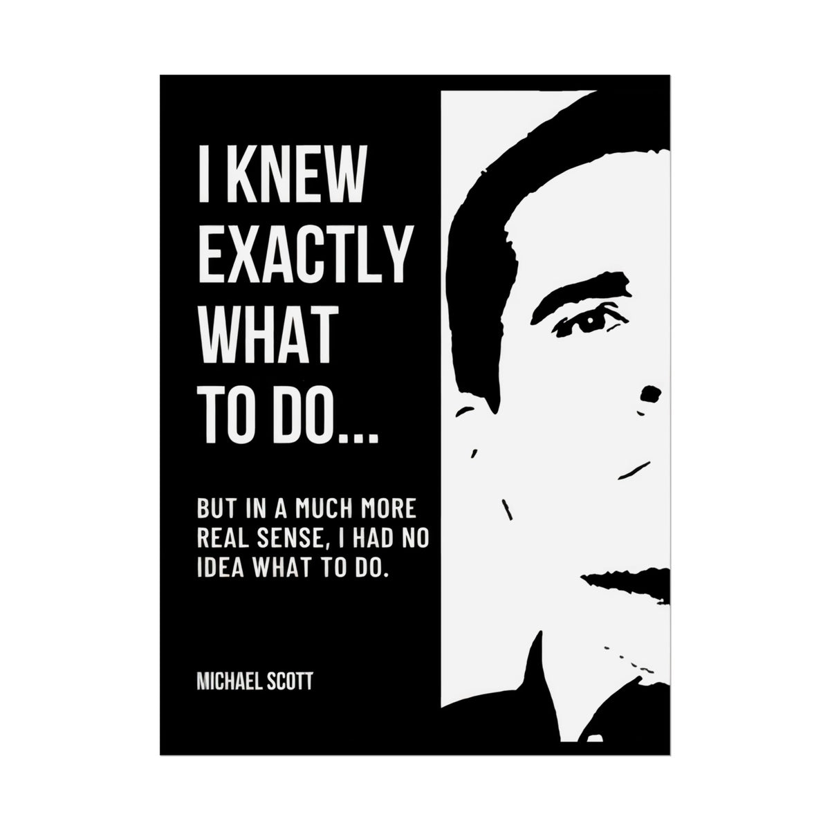 I Knew Poster