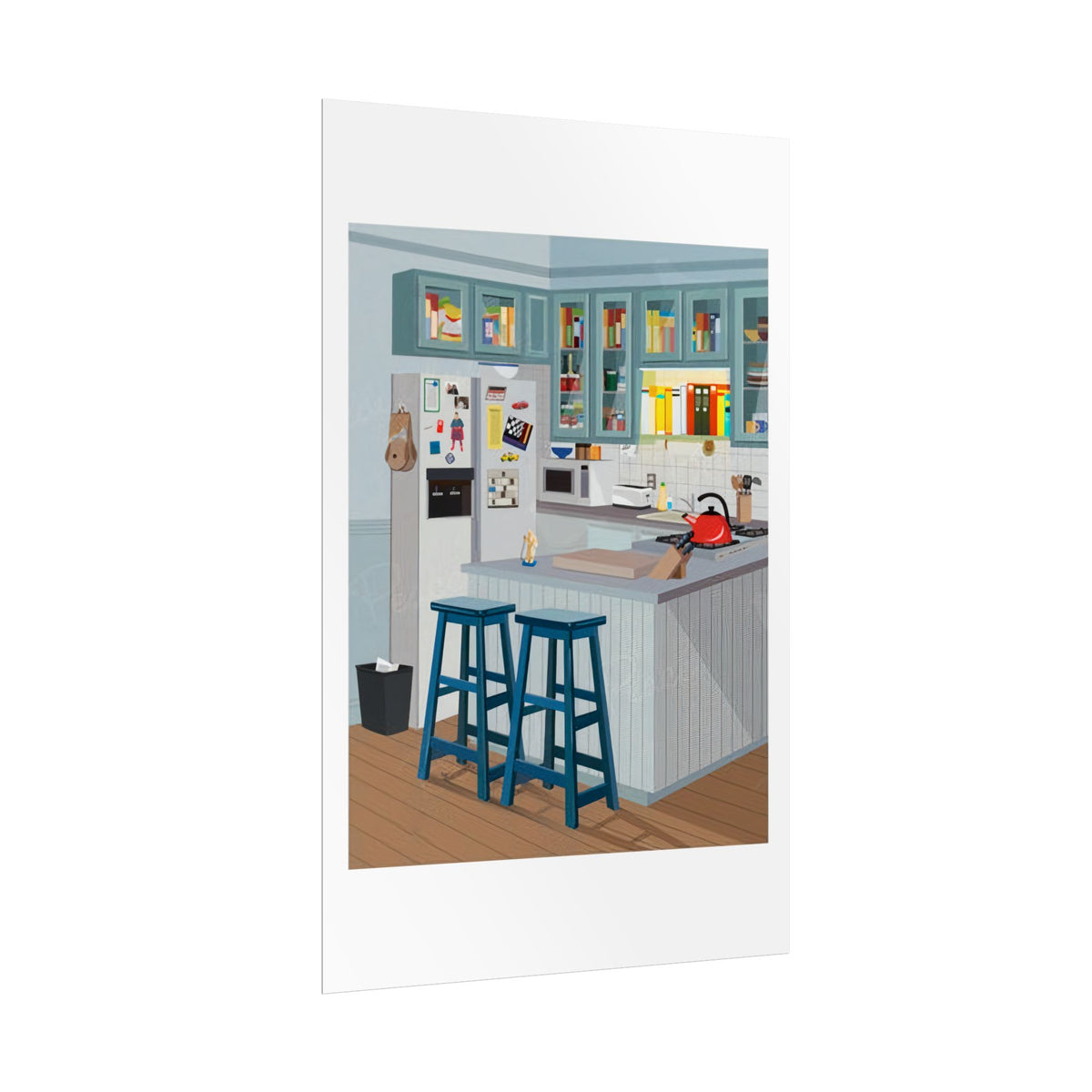 Apartment Kitchen Poster