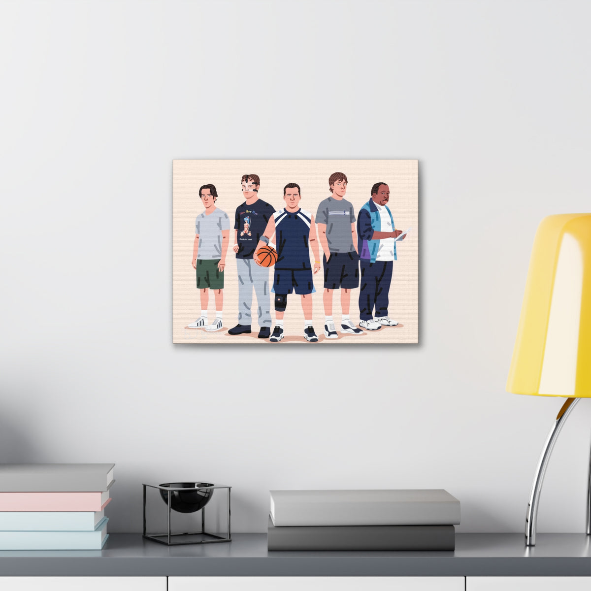 Basketball Team Canvas