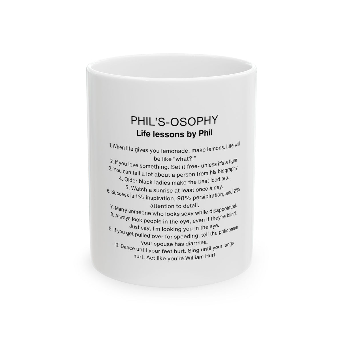 Life Lessons Mug