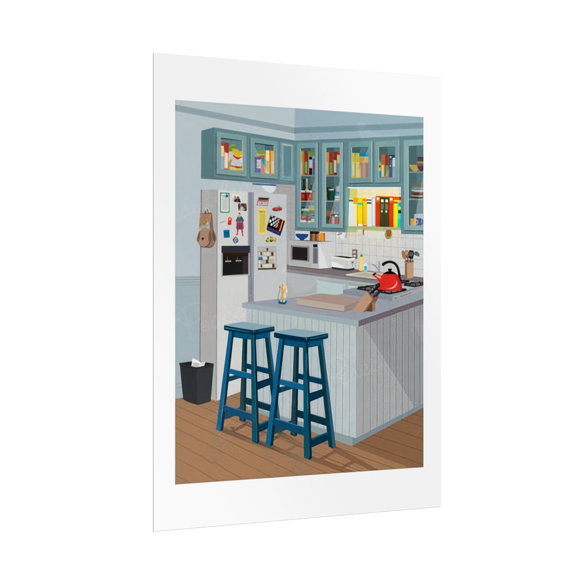 Apartment Kitchen Poster