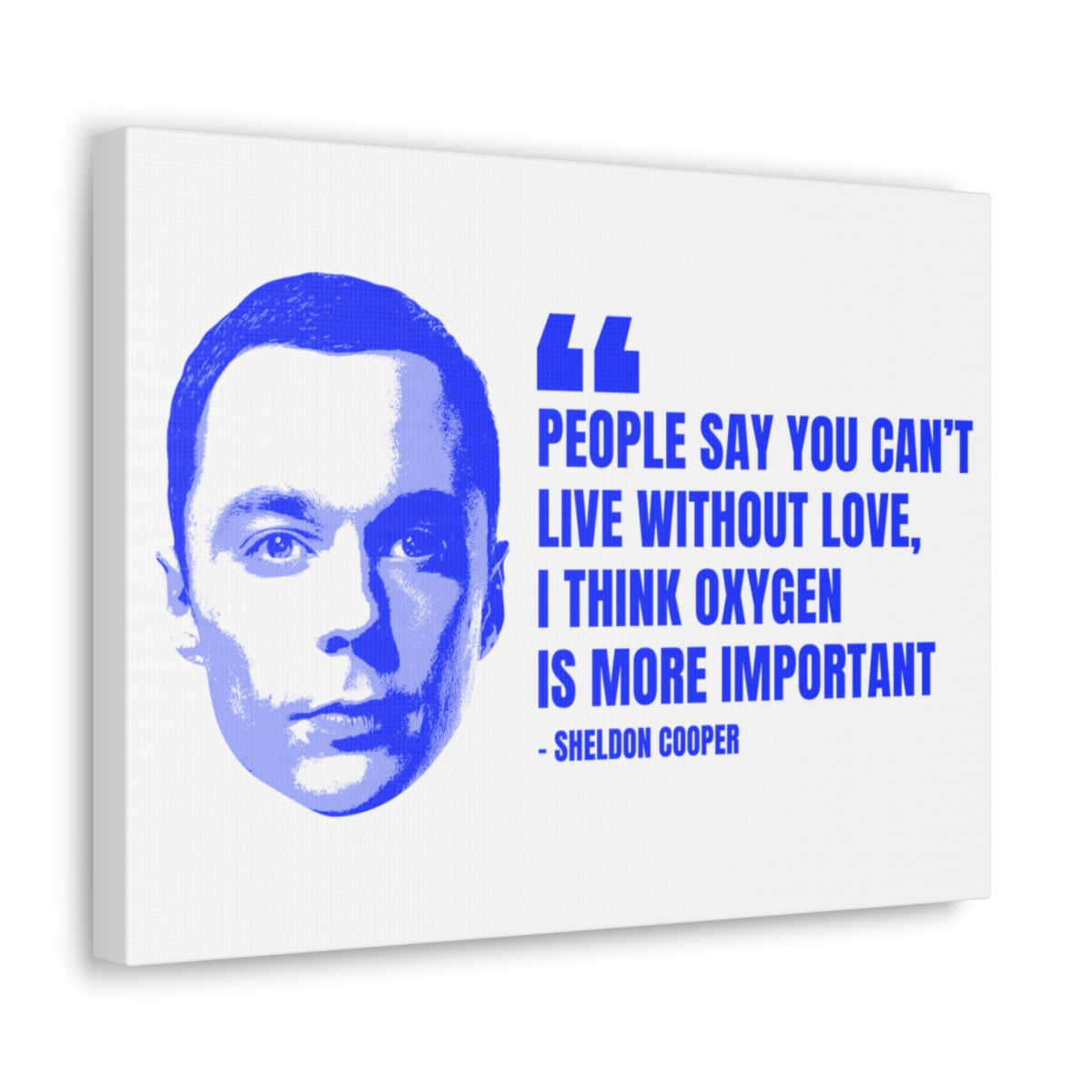 Sheldon Quote Canvas